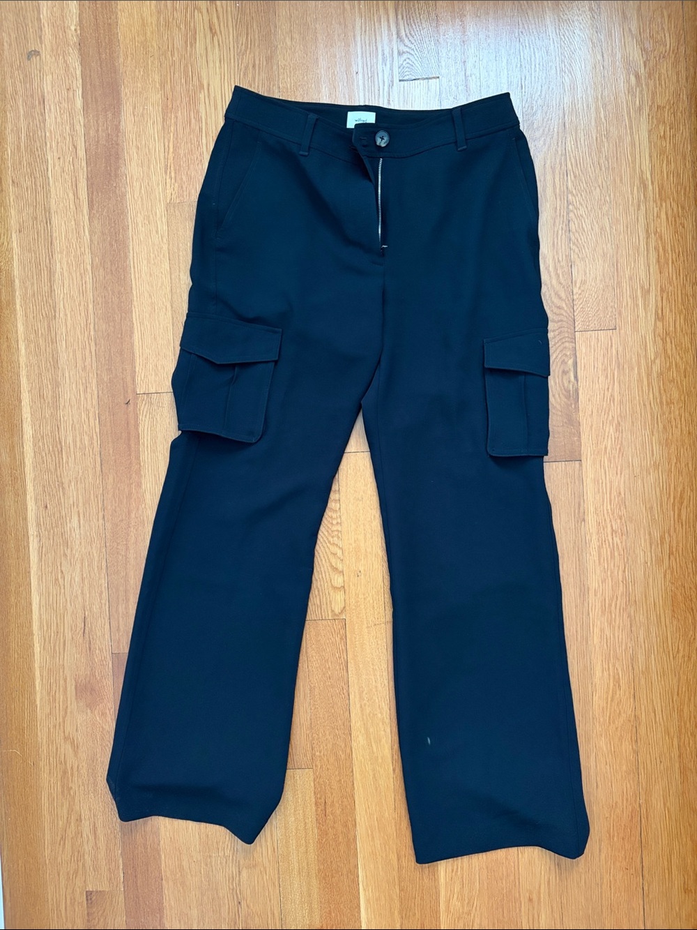 Aritzia Wilfred black cargo dress trouser pants size 10